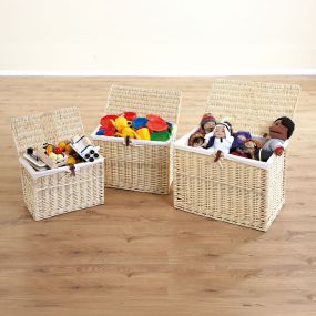 Wicker Storage Hamper Baskets Medium