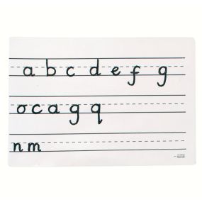 Dry Wipe Boards With Handwriting Guidelines 6pk