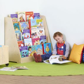 Single Sided Bookstand with Five Shelves