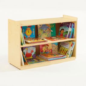 Deep Shelf Wooden Bookcase