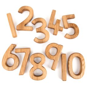 Chunky Wooden Number Collection 1-10
