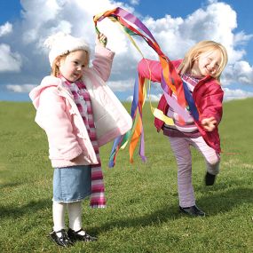 Holding Dance Streamers 6pk
