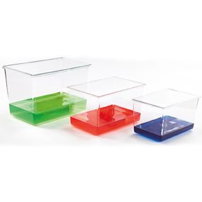 Assorted Transparent Plastic Tanks 11l