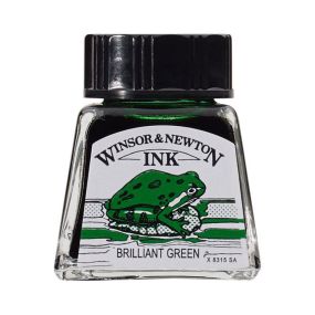 Winsor & Newton Drawing Ink 14ml Brillant Grreen