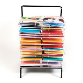 30 Shelf Mobile Drying Rack L65 x W55 x H103cm