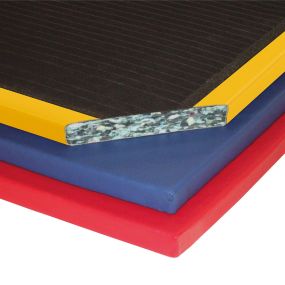 Crash Mats - Chipfoam 4' x 3' x 1.25" (Blue) | Creative Activity