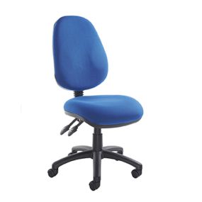 Vantage Swivel Desk Chairs Blue Fixed Arms