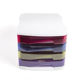 Four Drawer Desktop Unit