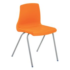 Metalliform NP Chair Seat Ht 350mm Orange Black Frame