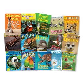 Life Cycles and Food Chain Book Pack KS2 15pk
