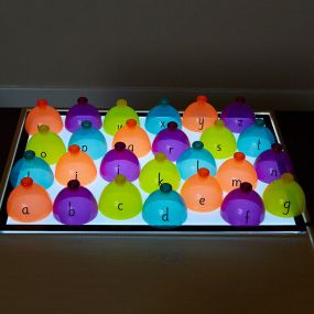 Lightbox Acrylic Sorting Domes | Creative Activity