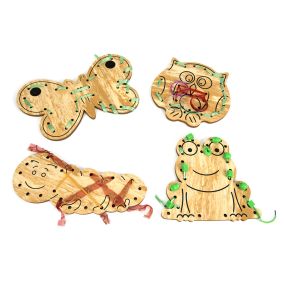 Animal Design Foam Outdoor Lacing Boards