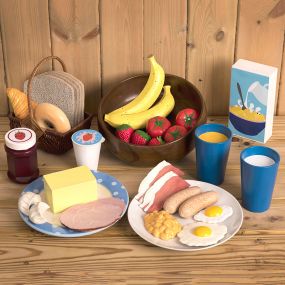 Role Play Breakfast Food Set