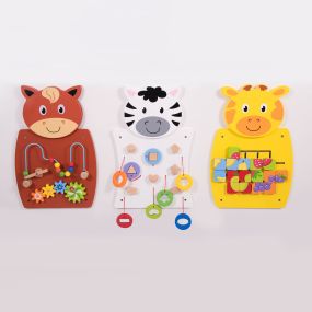 Animal Activity Wall Set pk3