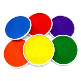 Giant Washable Tropical Coloured Inkpads | Educational Resources - Art & Craft | Creative Activity