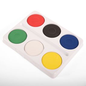 6 Well Senior Block Palette with Paint | Creative Activity