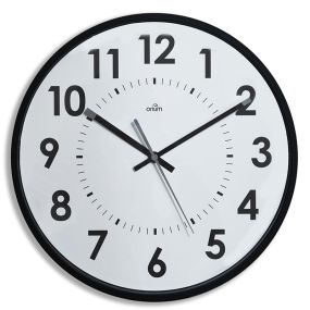 Silent Clock 30cm Black