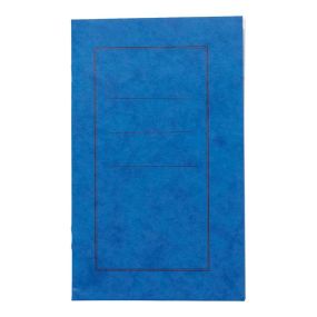 6.5" x 4" Classic Ex. Bk 8mm Ruled W/ Margin Blue 48pg 50pk