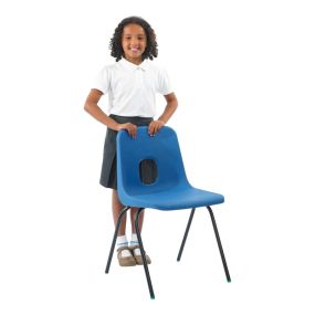Hille Series E Class Chairs Seat height 260mm Brown