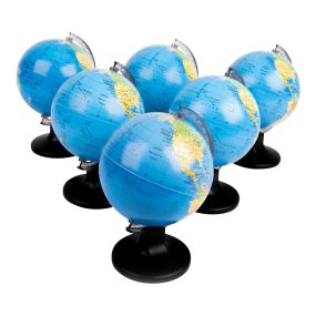 Mini Globe of the World with Stand 10cm 6pk
