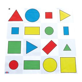 Bee-Bot® 2D Shapes, Colour and Size Mat