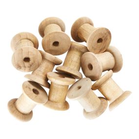 Wooden Craft Spools 10pk