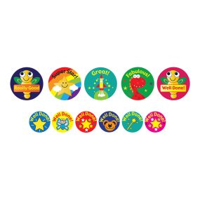 Animals, Stars and Gadgets Praise Stickers 690pk