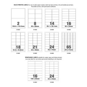 Avery QuickPEEL Laser Address Labels FSC H891xW1996mm 100pk | Creative Activity
