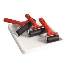 Paint and Inking White Plastic Tray 225 x 175mm 6pk