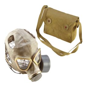 Replica War Gas Mask and Bag KS2