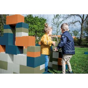 Eco Building Construction Blocks Blue/Grey