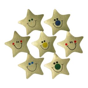 Gold Star Metallic Stickers 720pk