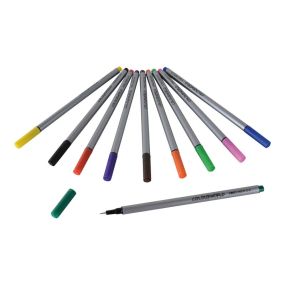 Colourworld Assorted Fineliner Pens 10pk
