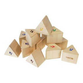 Wooden Sound Prisms 12pk