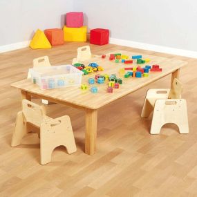 Children’s Large Natural Wooden Table