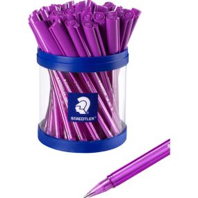 STAEDTLER Purple Ballpoint Pens 40pk