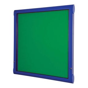 W'Shield Outdoor Noticebrd Blue Alum Frame H555 x W742mm | Creative Activity