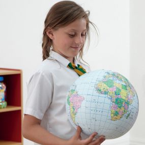 Inflatable Globe of the World 30cm