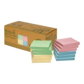 Recycled Pastel Sticky Notes 12pk
