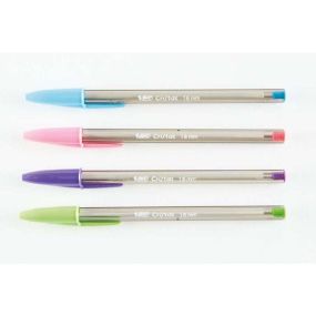 Bic Cristal Fun Ballpoint Pens 20pk Green