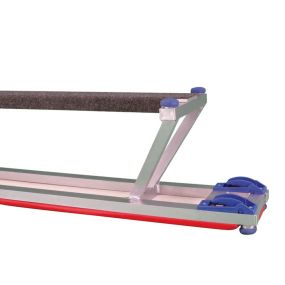 Lita Lightweight Aluminium Gym Benches 2.4m Blue Single