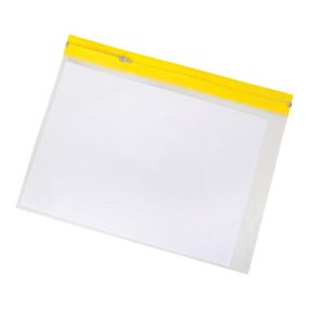 Flipfile Plastic Zip Wallets A4 25pk Yellow | Creative Activity