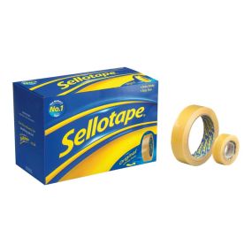 Sellotape® Sellotape Original Golden Tape 24mm x 66m 6pk