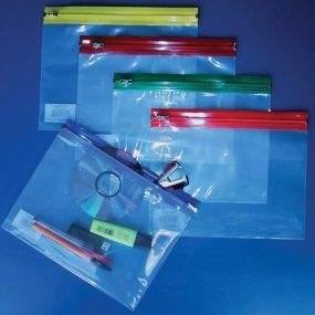 Flipfile Plastic Zip Wallets A5