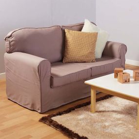 Loose Cover Sofa Mink