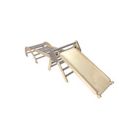 Nursery Climbing Set Natural Wood