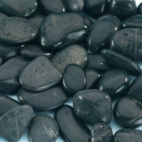 Moonstone Black Pebbles 1kg