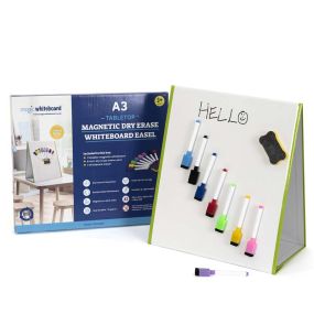 Tabletop Magnetic Whiteboard Kit A3