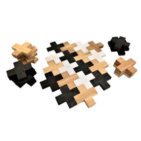 Loose Parts Wooden Crosses Set