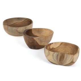 Natural Teak Bowls | Creative Activity